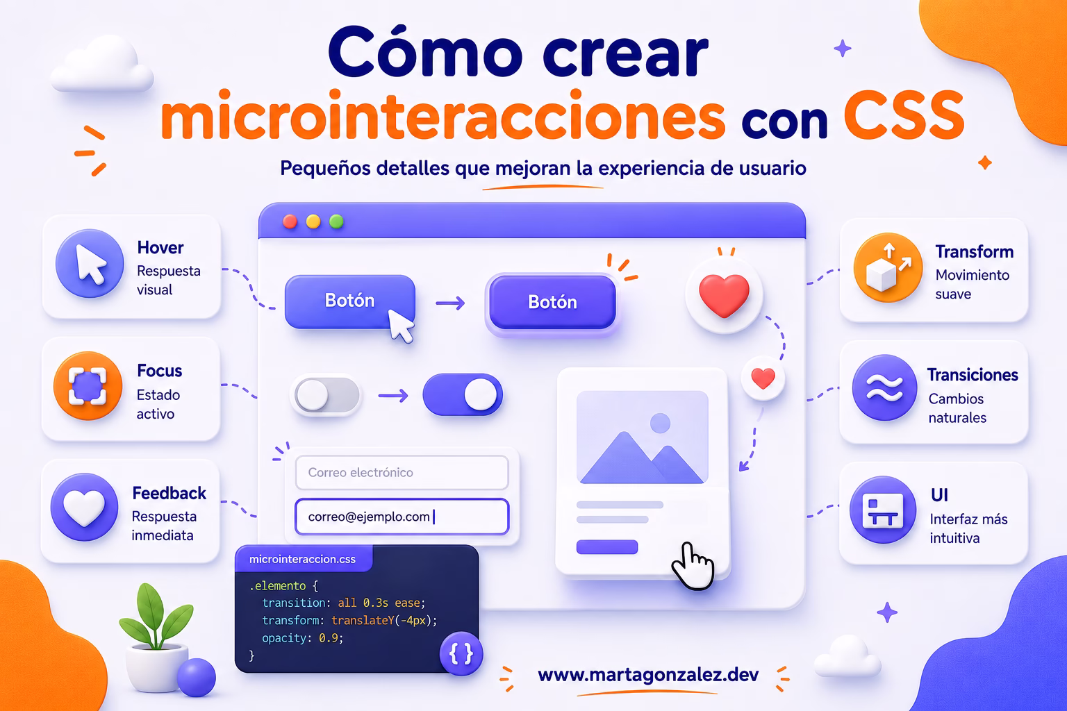 Cómo crear microinteracciones con CSS